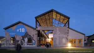 Esterno del Tecnopolo Reggio Emilia ex Officine Meccaniche Reggiane